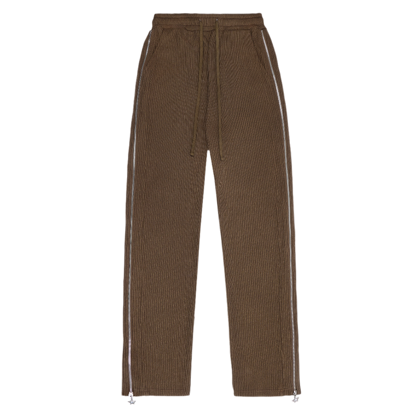 Knitted track pants truffle
