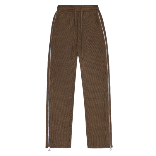 Knitted track pants truffle