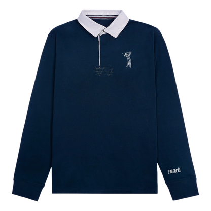Male Club & Collar Rugby Shirt - Golf Woman