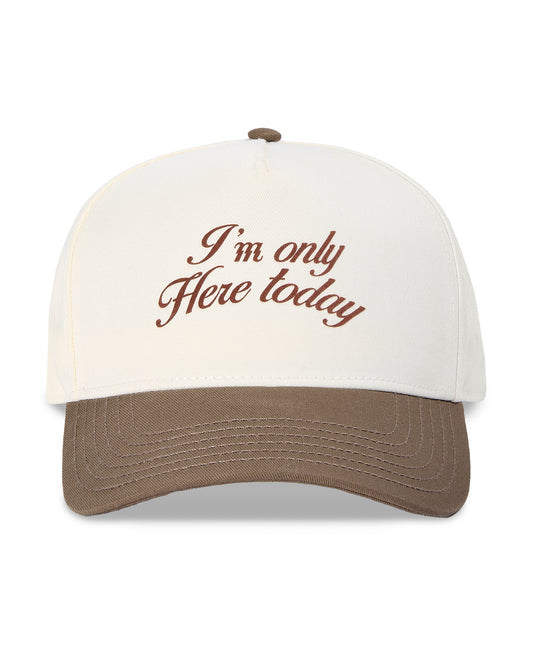 'I'm Only here today' 2 Tone cap