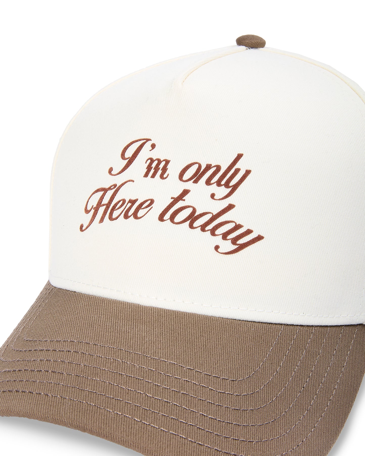 'I'm Only here today' 2 Tone cap