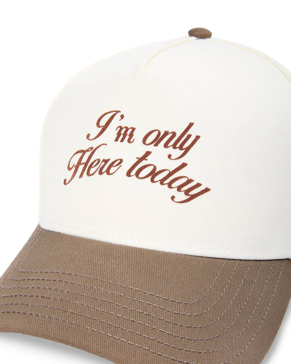 'I'm Only here today' 2 Tone cap