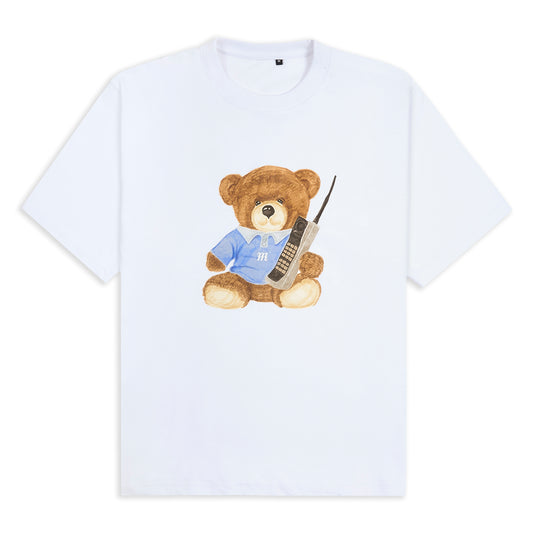 Teddy FM Tee in White