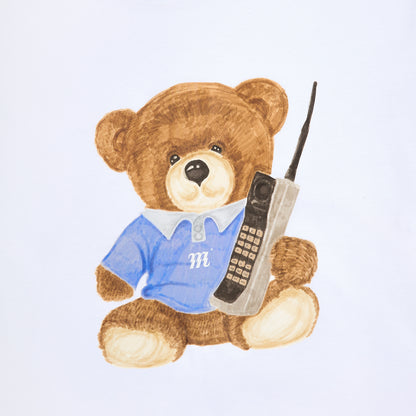 Teddy FM Tee in White