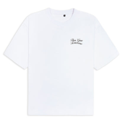 'Gone Tomorrow' tee in White