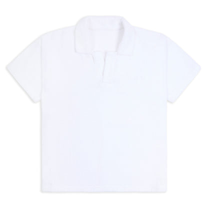 Terry Polo in White