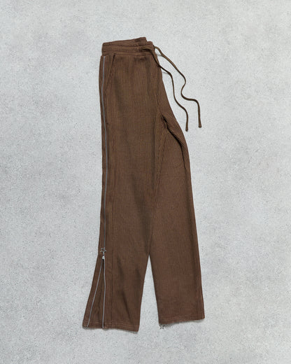 Knitted track pants truffle