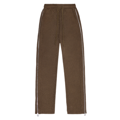 Knitted track pants truffle