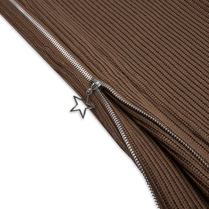Knitted track pants truffle