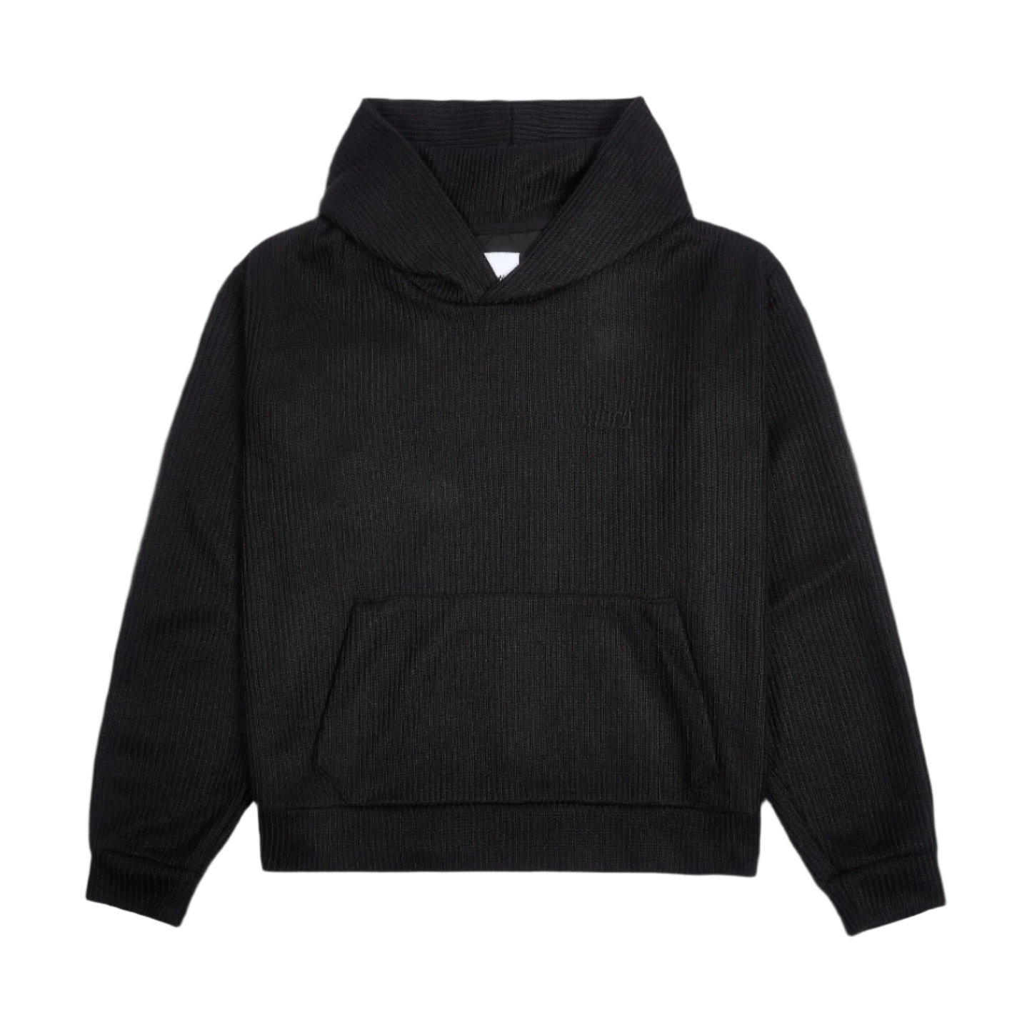Knitted hoodie Phantom (black)